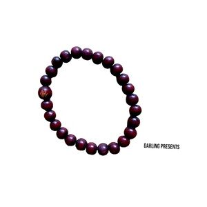 Beaded Stretch Bracelet Unisex Color Brown Size OS